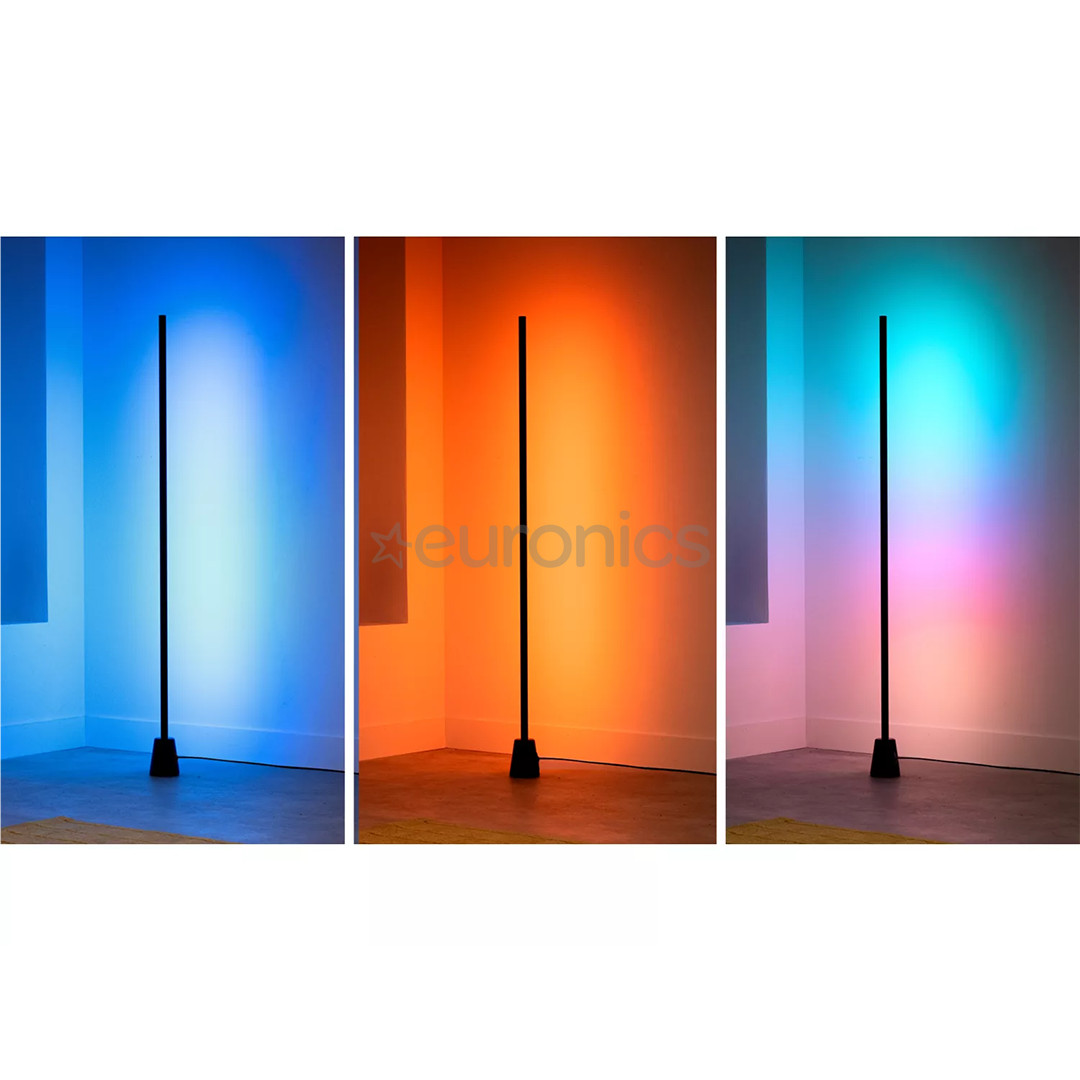 Wiz Gradient Floor Light, RGB, Bluetooth, Matter, black - Smart light