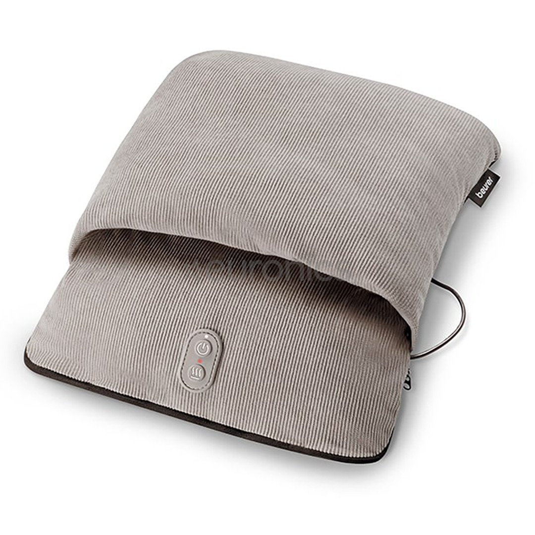 Beurer, серый - Массажная подушка для ног с функцией нагрева