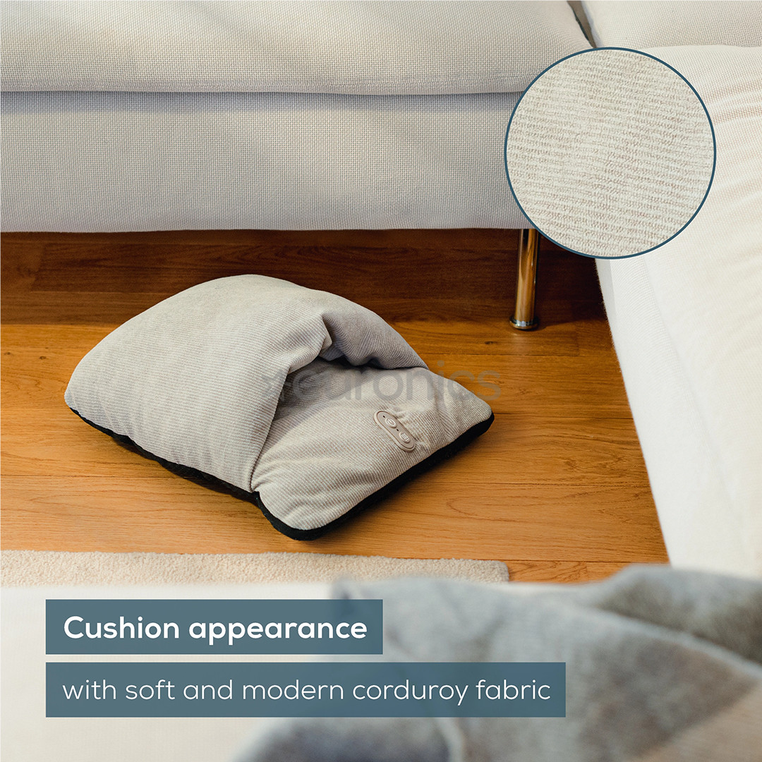 Beurer, серый - Массажная подушка для ног с функцией нагрева