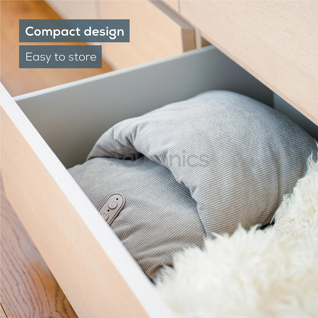 Beurer, серый - Массажная подушка для ног с функцией нагрева