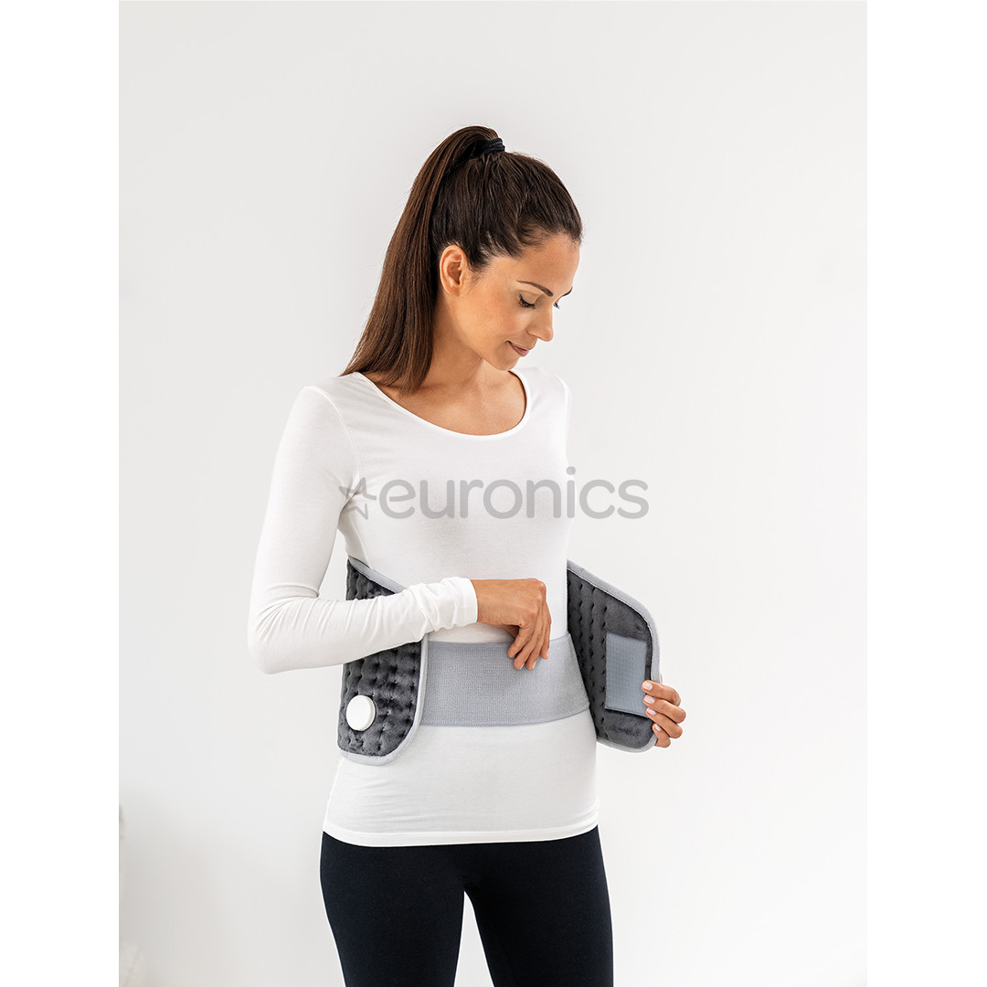 Beurer, HK 49 Cosy, 69x28 см, серый - Электрическая грелка для живота и спины