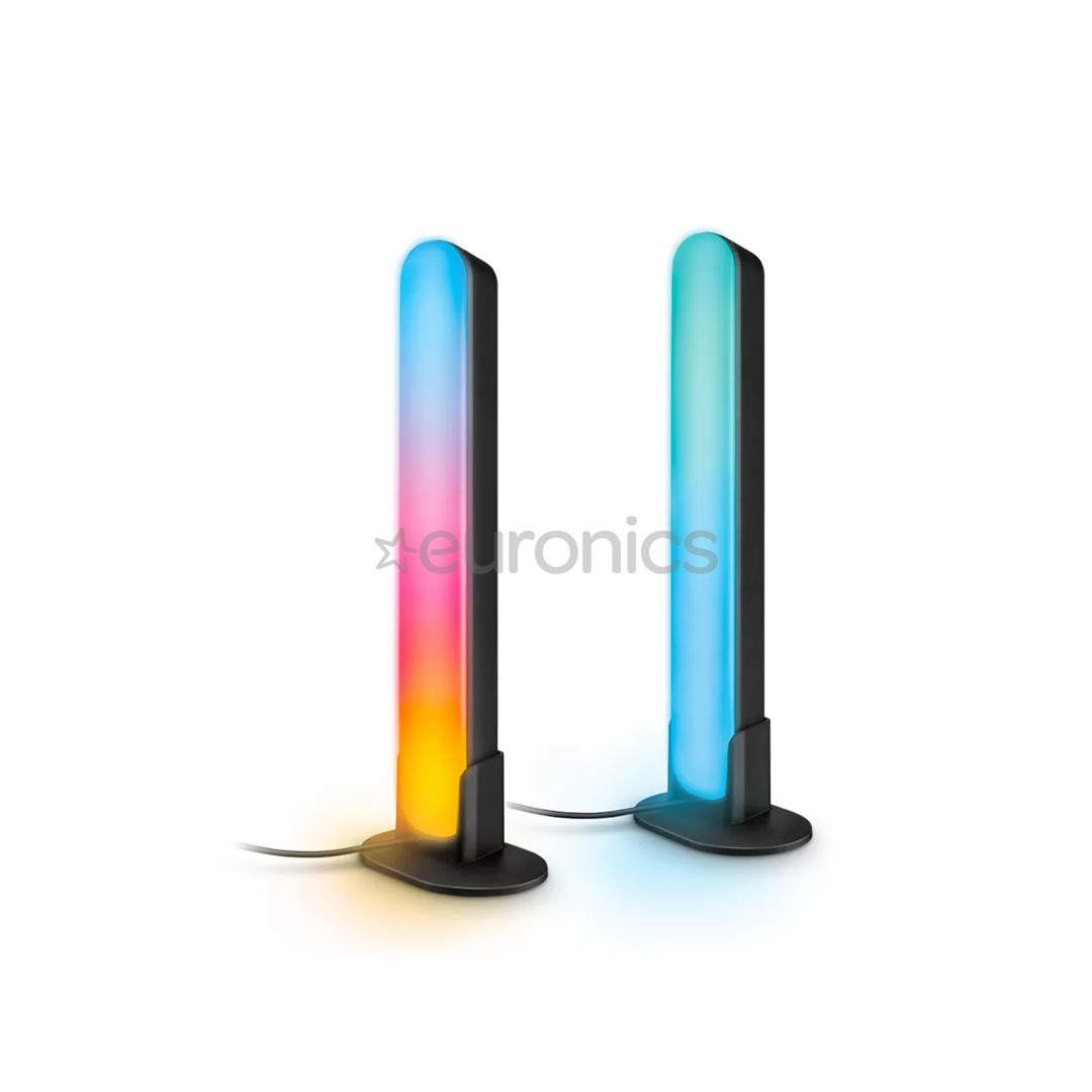 Wiz Gradient Light Bars, RGBIC, Bluetooth, Matter, black - Smart light