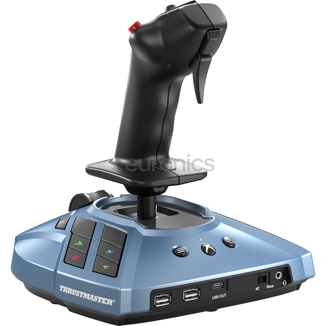 Thrustmaster TCA Sidestick X Airbus, zila/melna - Spēļu kontrolieris