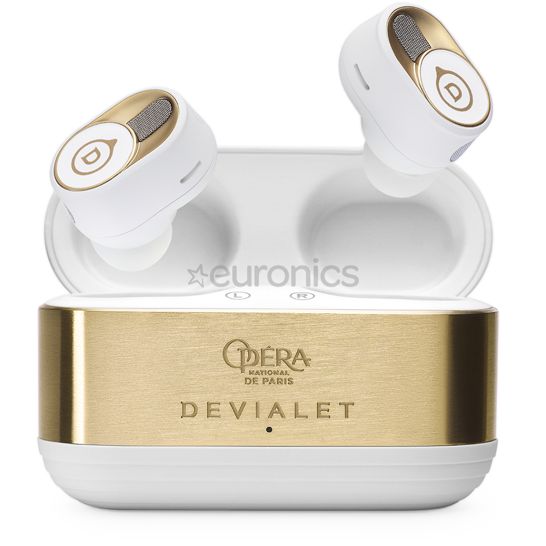 Devialet Gemini II Opera de Paris, zelta/balta - Bezvadu austiņas