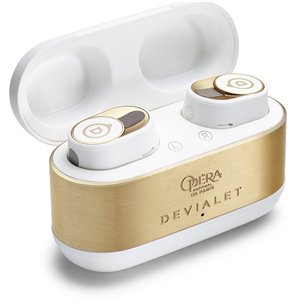 Devialet Gemini II Opera de Paris, zelta/balta - Bezvadu austiņas