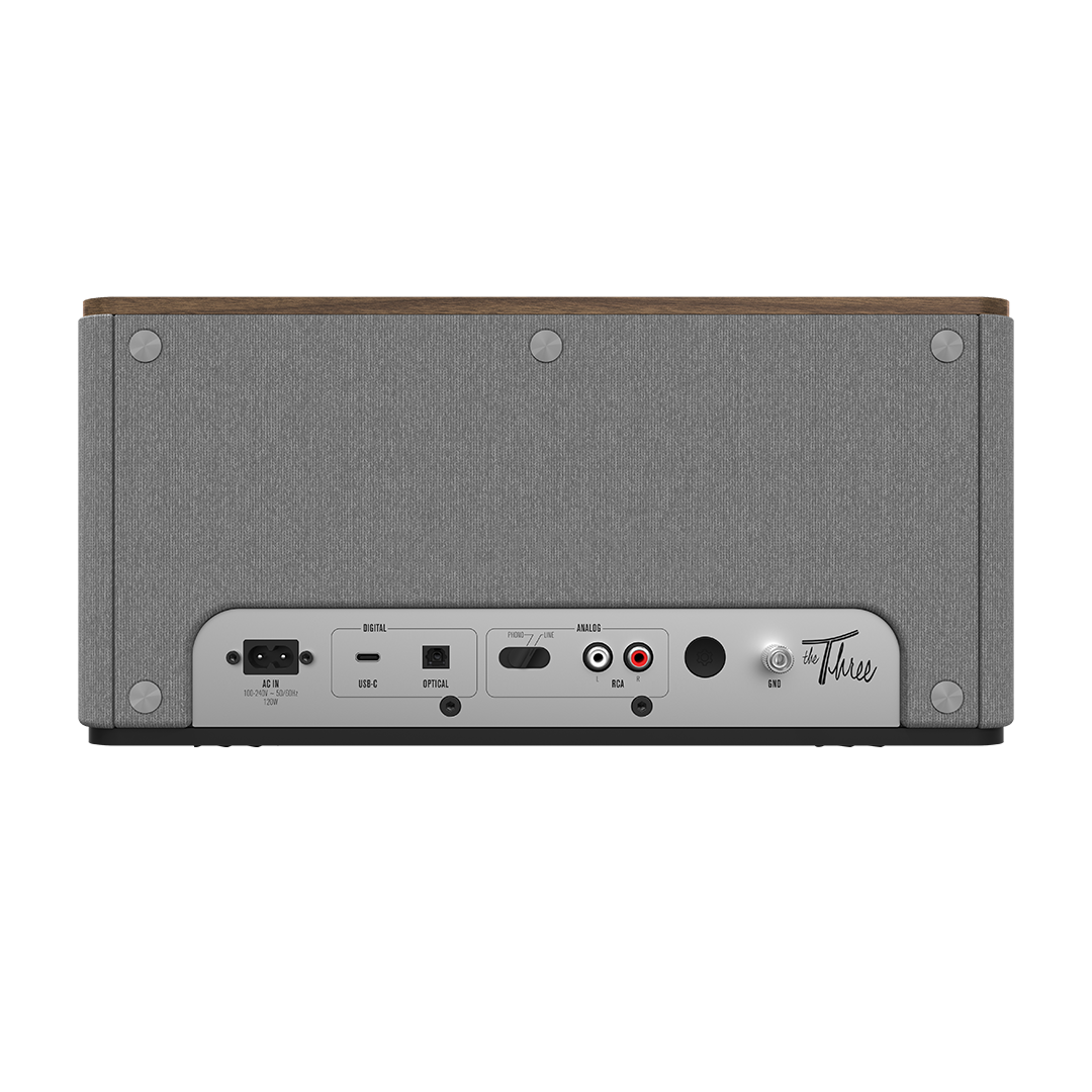 Klipsch Three Plus, коричневый/серый - Беспроводная домашняя колонка