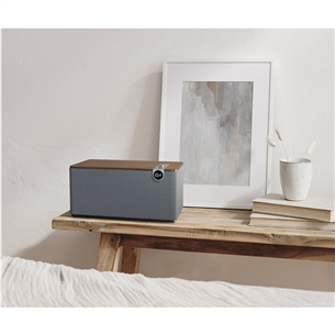 Klipsch Three Plus, коричневый/серый - Беспроводная домашняя колонка