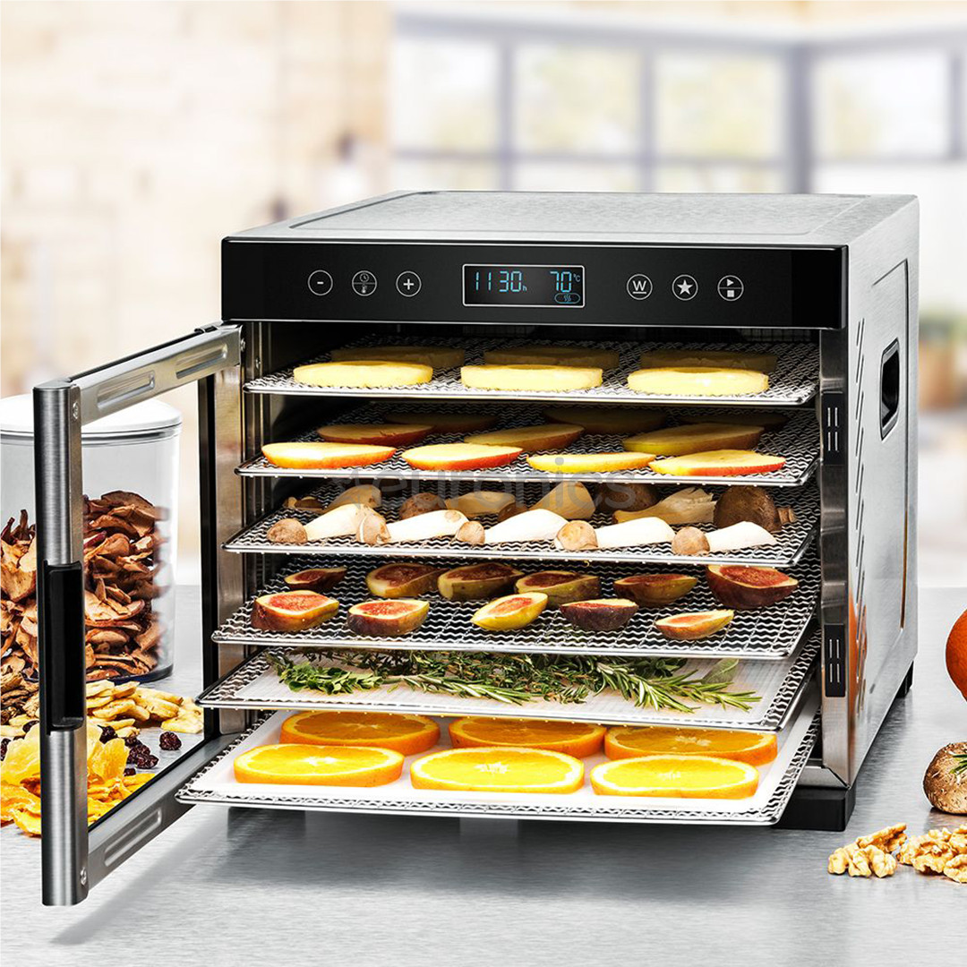 Rommelsbacher, 600 W, nerūsējošā tērauda/melna - Augļu žāvētājs