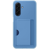 Samsung Card Slot Case, Galaxy A17, kabatiņa kredītkartei, zila - Apvalks viedtālrunim