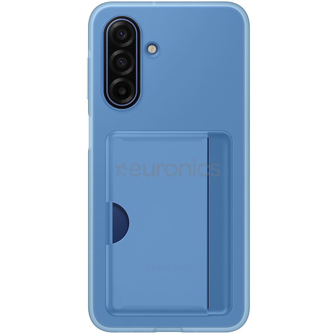 Samsung Card Slot Case, Galaxy A17, kabatiņa kredītkartei, zila - Apvalks viedtālrunim