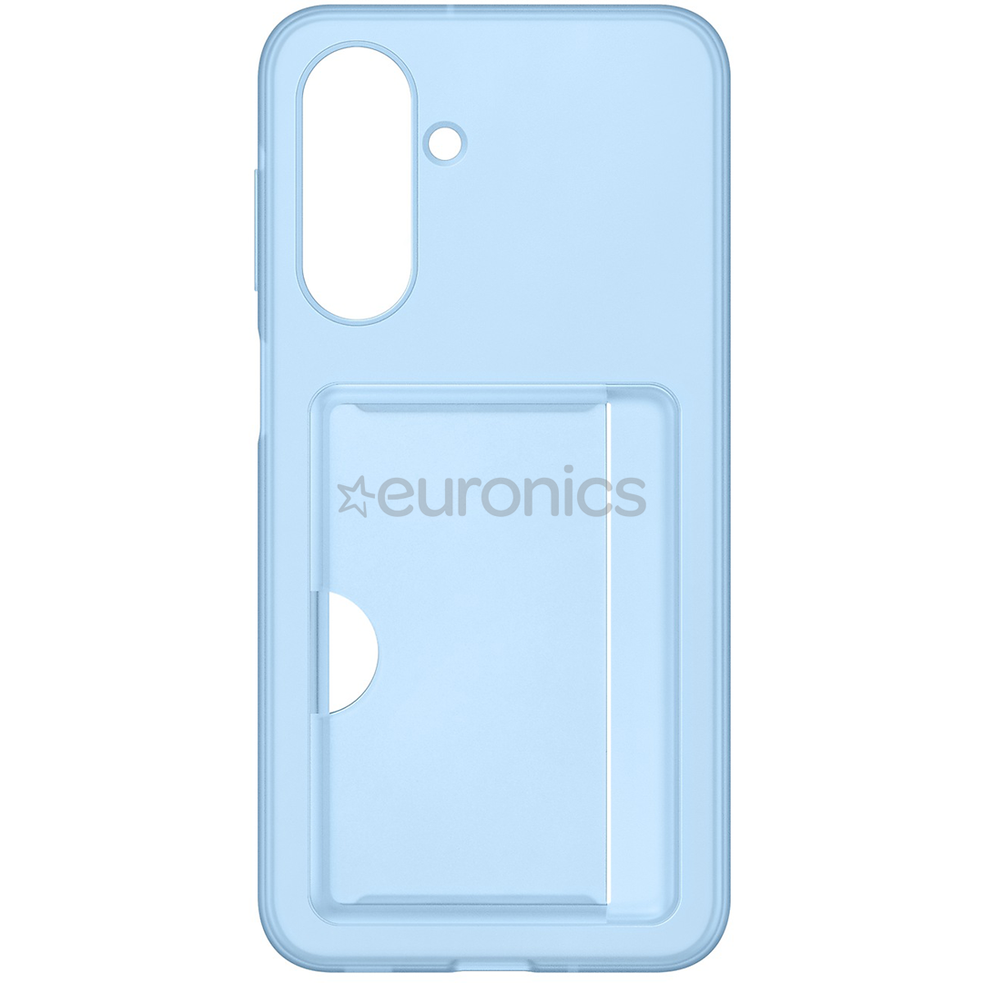 Samsung Card Slot Case, Galaxy A17, kabatiņa kredītkartei, zila - Apvalks viedtālrunim