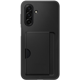 Samsung Card Slot Case, Galaxy A17, kabatiņa kredītkartei, melna - Apvalks viedtālrunim