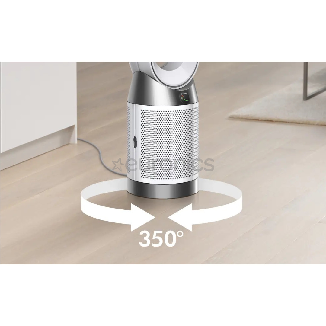 Dyson Purifier Cool PC1, balta/niķeļa - Gaisa attīrītājs ar ventilatoru