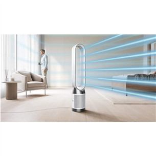 Dyson Purifier Cool PC1, balta/niķeļa - Gaisa attīrītājs ar ventilatoru