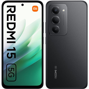 Xiaomi Redmi 15 5G, 4 GB, 128 GB, melna - Viedtālrunis 68619