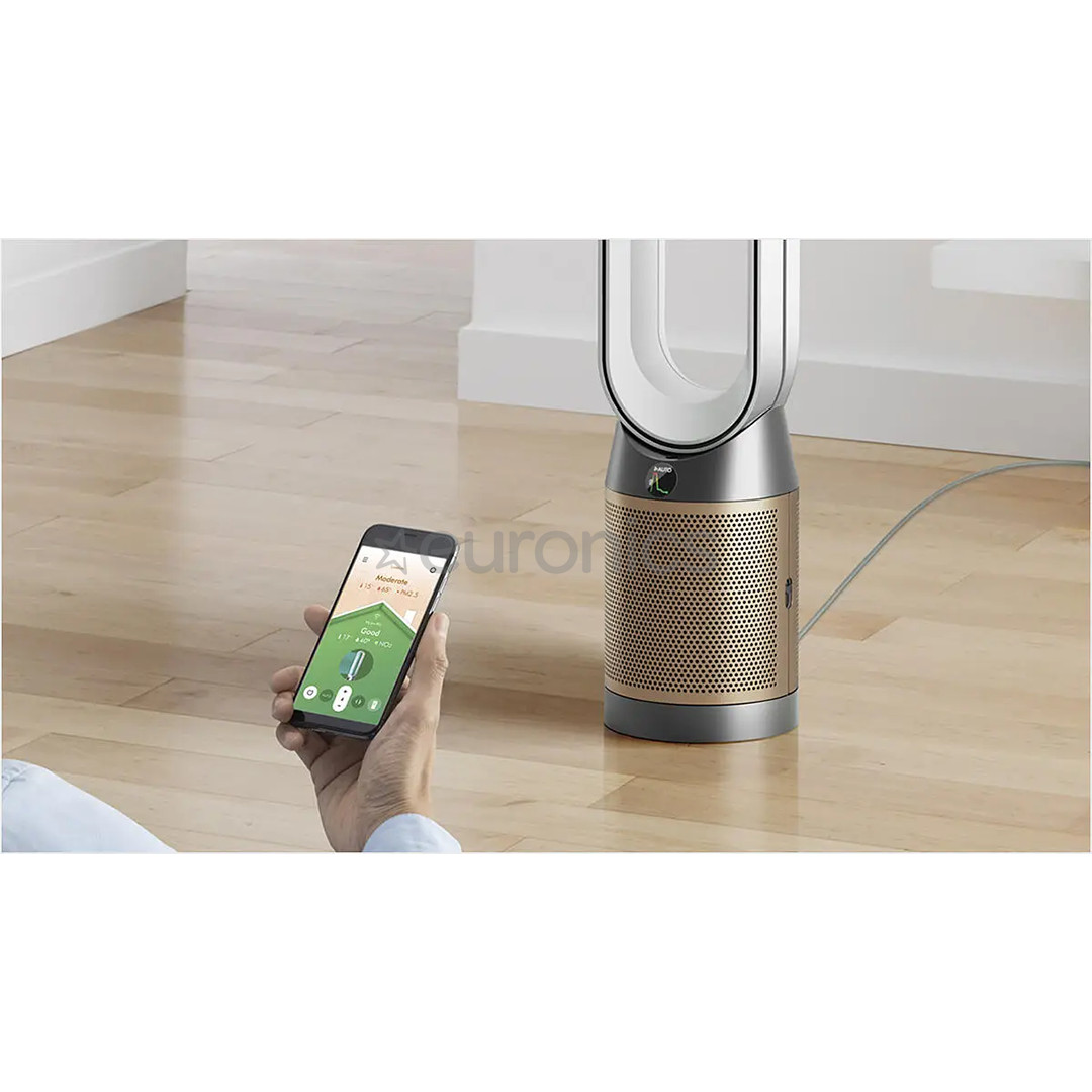 Dyson Purifier Cool PC2 De-NOx, balta/zelta - Gaisa attīrītājs ar ventilatoru