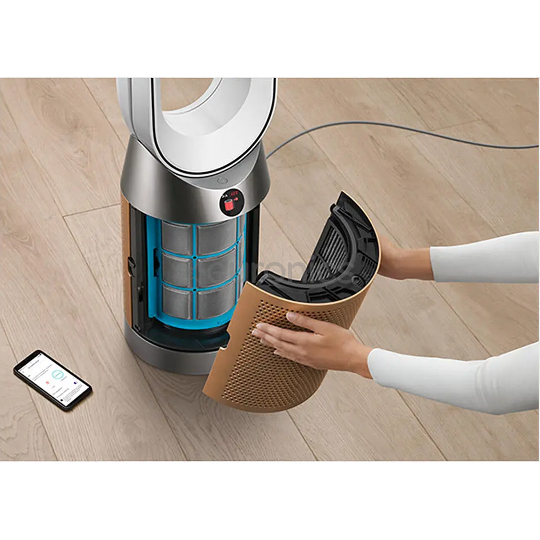Dyson Purifier Cool PC2 De-NOx, balta/zelta - Gaisa attīrītājs ar ventilatoru