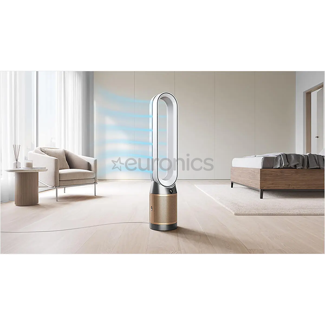 Dyson Purifier Cool PC2 De-NOx, balta/zelta - Gaisa attīrītājs ar ventilatoru