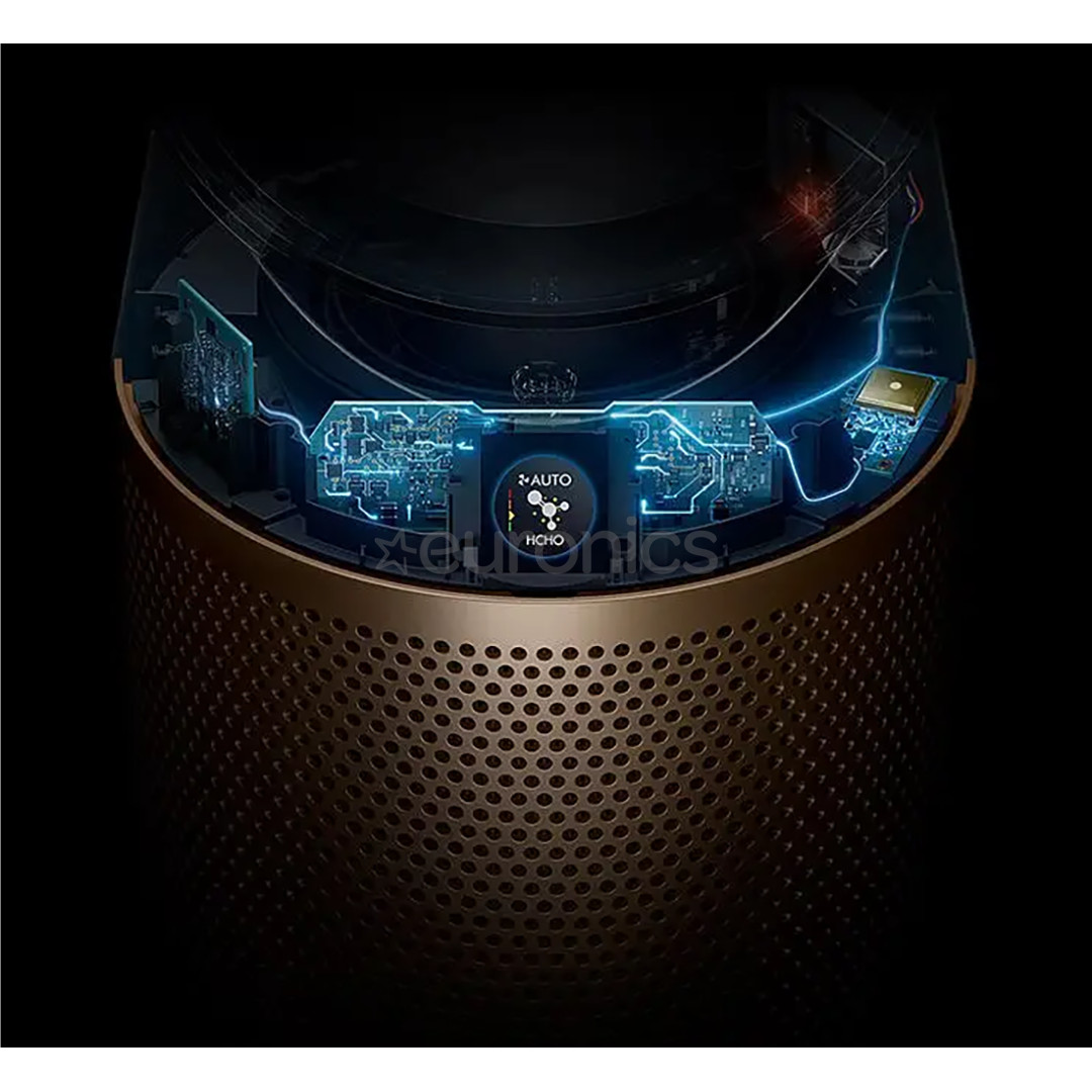 Dyson Purifier Cool PC2 De-NOx, balta/zelta - Gaisa attīrītājs ar ventilatoru