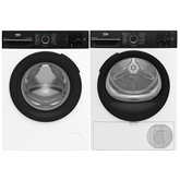 Beko, 9 kg + 9 kg - Washing machine + clothes dryer