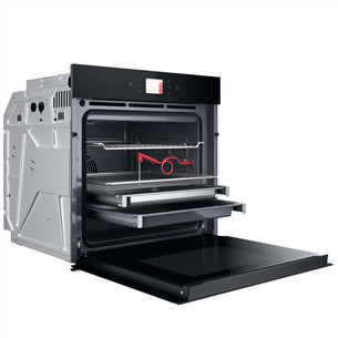 Whirlpool, 73 L, hidrolītiskā tīrīšana, melna - Iebūvējama elektriskā cepeškrāsns