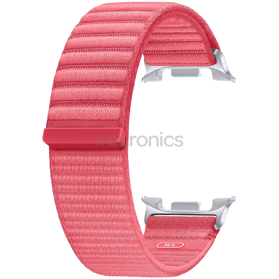Samsung Galaxy Watch Fabric Band, M/L, sarkana - Siksniņa pulkstenim