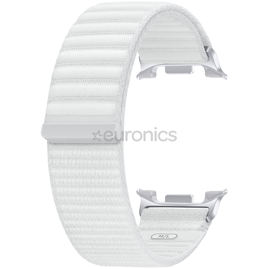 Samsung Galaxy Watch Fabric Band, M/L, balta - Siksniņa pulkstenim
