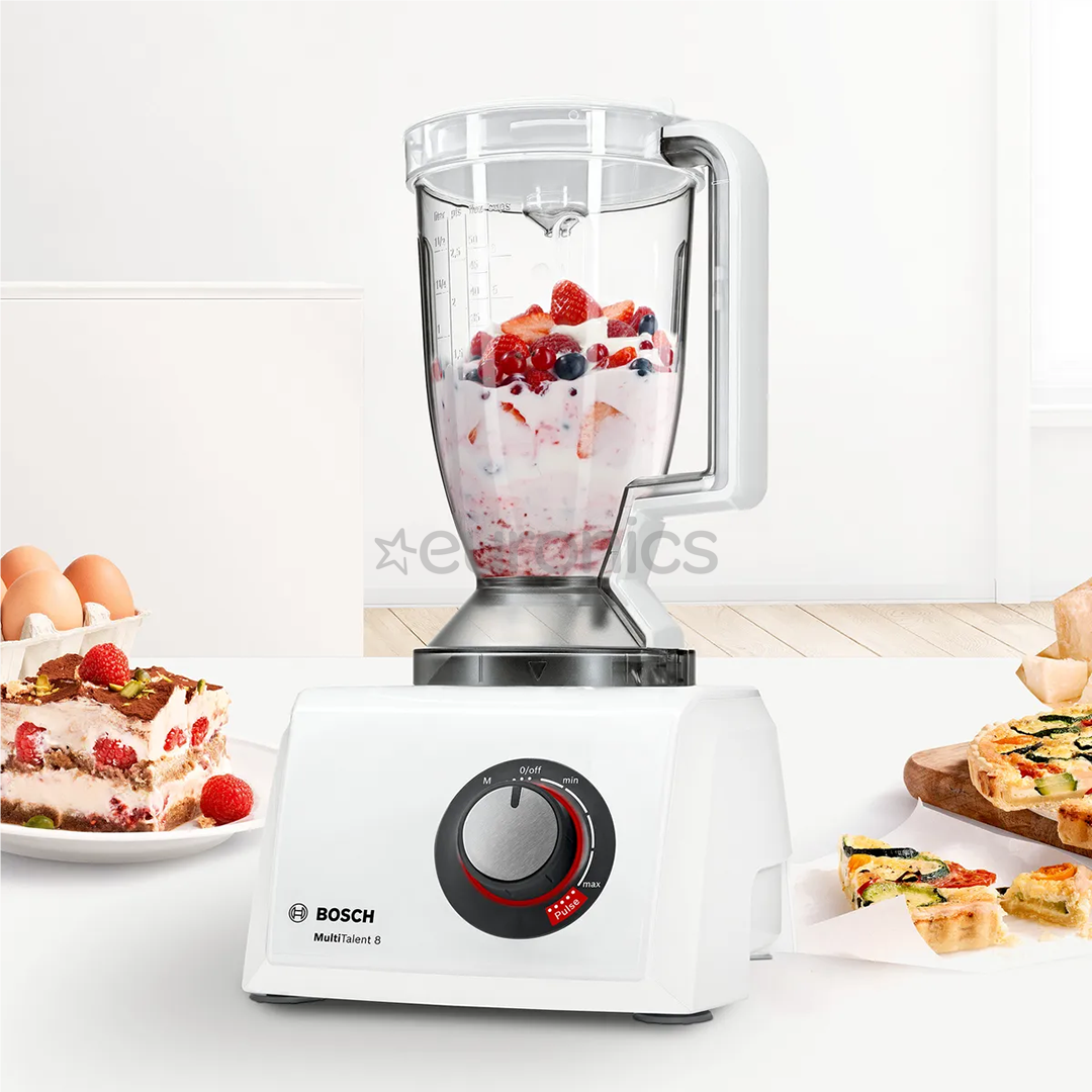 Bosch MultiTalent 8, 1000 W, balta - Virtuves kombains