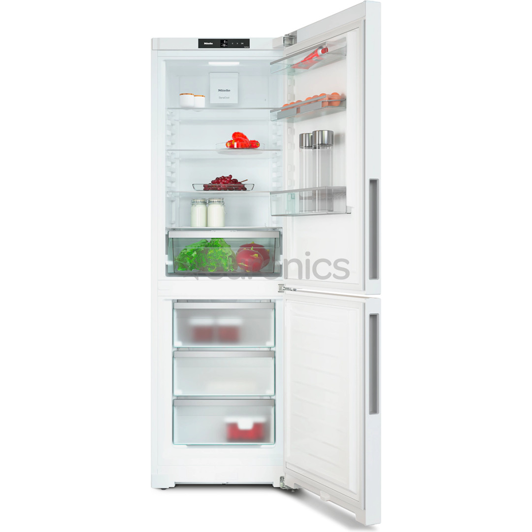 Miele, NoFrost, 330 L, augstums 186 cm, balta - Ledusskapis