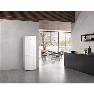Miele, NoFrost, 330 L, augstums 186 cm, balta - Ledusskapis