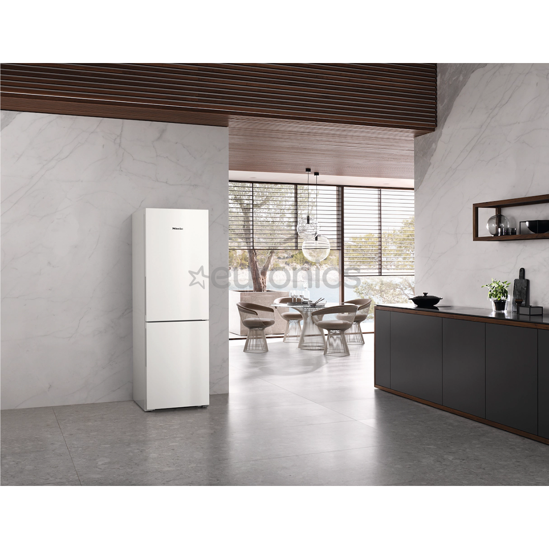 Miele, NoFrost, 330 L, augstums 186 cm, balta - Ledusskapis