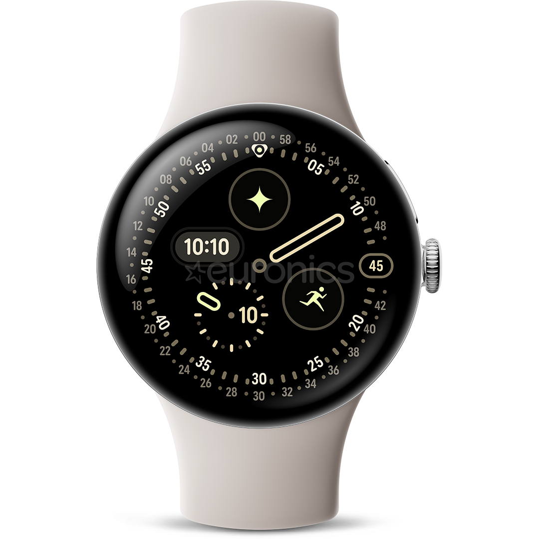 Google Pixel Watch 4, 41 mm, bēša/sudraba - Viedpulkstenis
