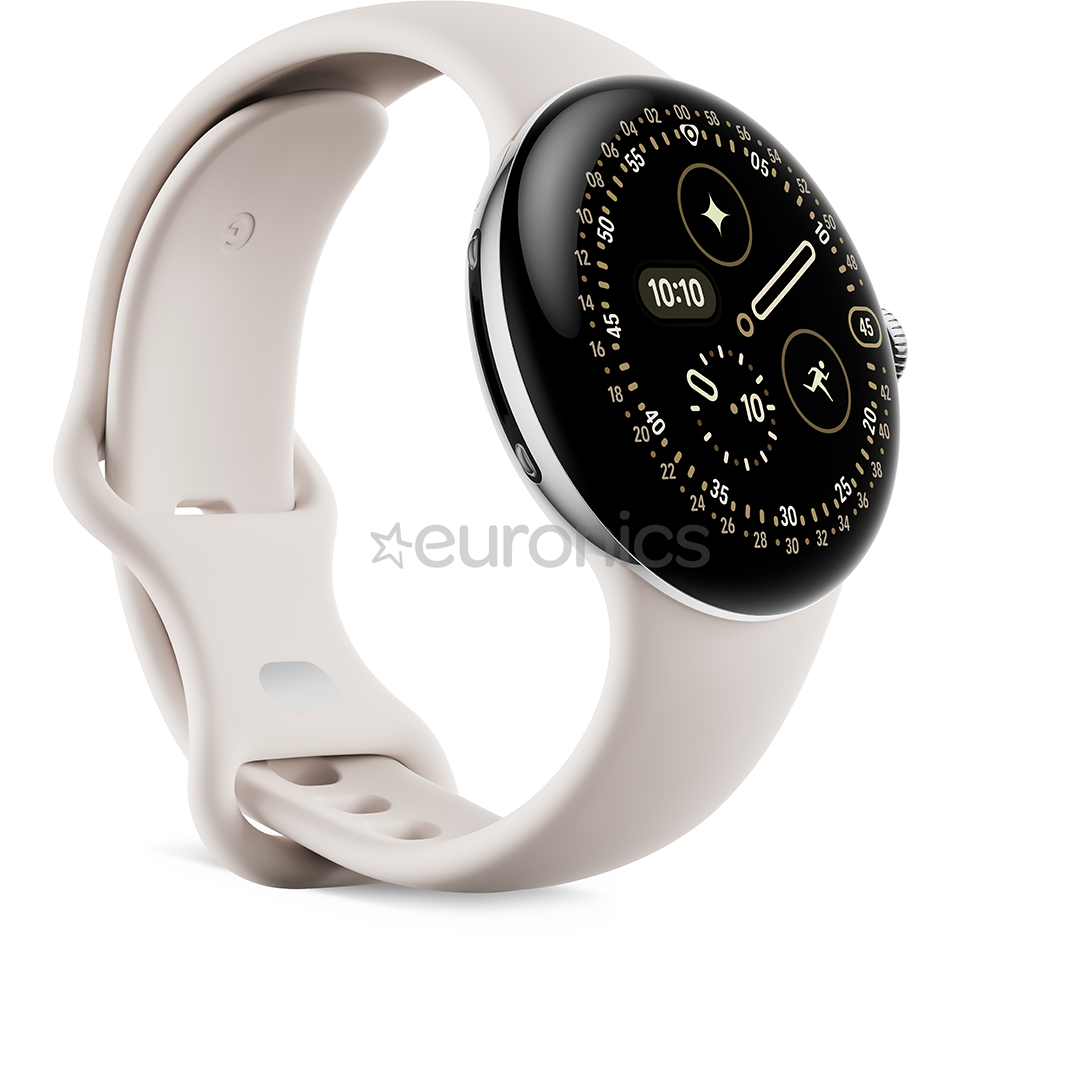 Google Pixel Watch 4, 41 mm, bēša/sudraba - Viedpulkstenis