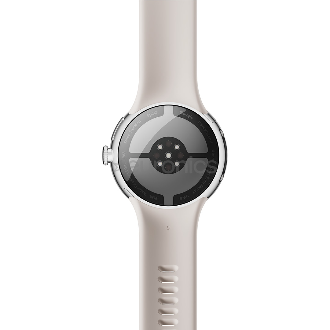 Google Pixel Watch 4, 41 mm, porcelain/silver - Smart watch