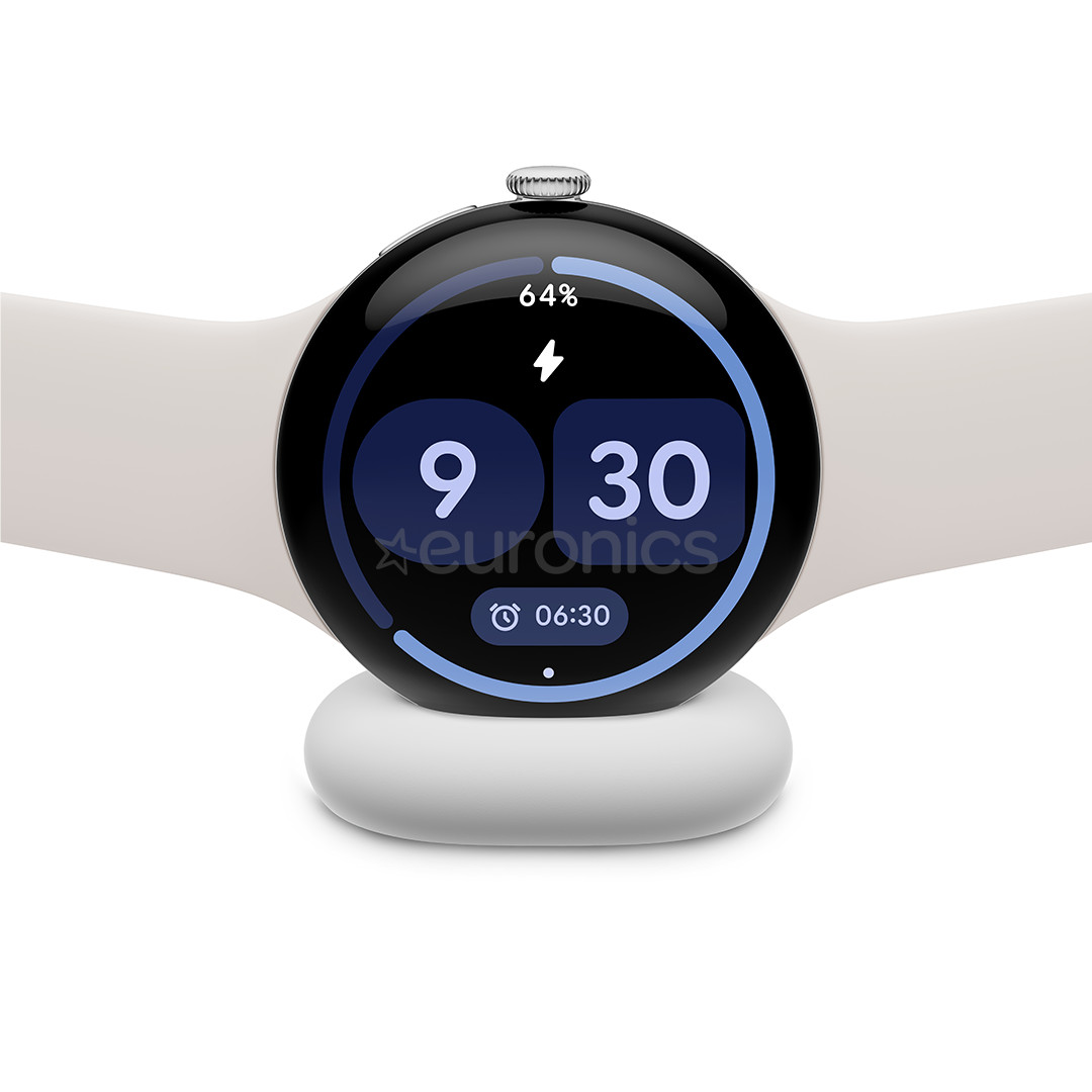 Google Pixel Watch 4, 41 mm, porcelain/silver - Smart watch