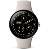 Google Pixel Watch 4, 45 mm, bēša/sudraba - Viedpulkstenis