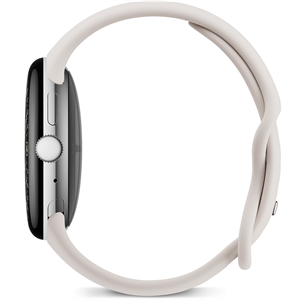 Google Pixel Watch 4, 45 mm, bēša/sudraba - Viedpulkstenis