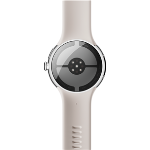 Google Pixel Watch 4, 45 mm, bēša/sudraba - Viedpulkstenis