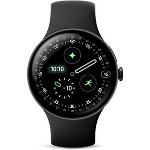 Google Pixel Watch 4, 45 mm, black/obsidian - Smart watch GA09962-EU