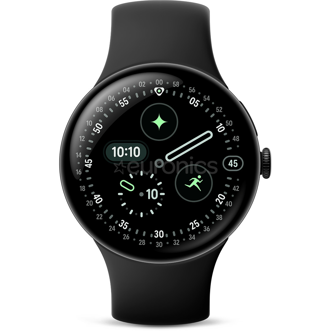 Google Pixel Watch 4, 45 mm, melna - Viedpulkstenis