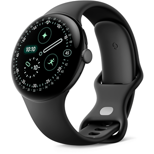 Google Pixel Watch 4, 45 mm, melna - Viedpulkstenis