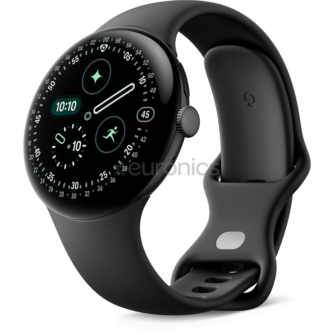 Google Pixel Watch 4, 45 mm, melna - Viedpulkstenis