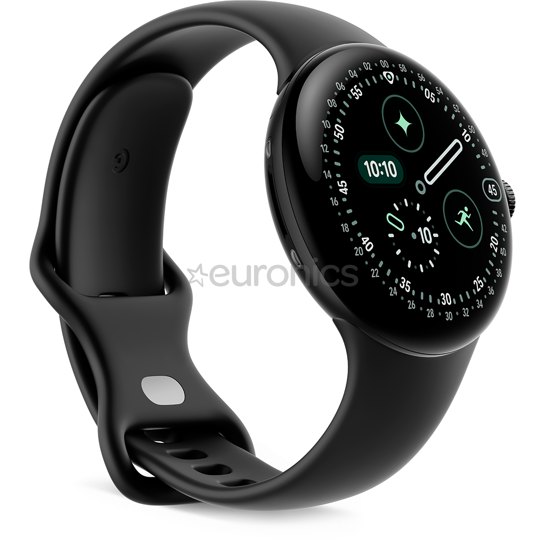 Google Pixel Watch 4, 45 mm, melna - Viedpulkstenis