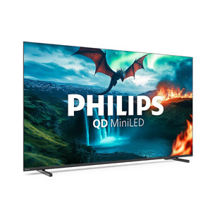 Philips MLED820, 55'', 4K UHD, QD Mini LED, черный - Телевизор