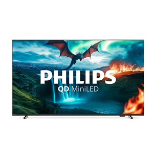 Philips MLED820, 65'', 4K UHD, QD Mini LED, черный - Телевизор 65MLED820/12