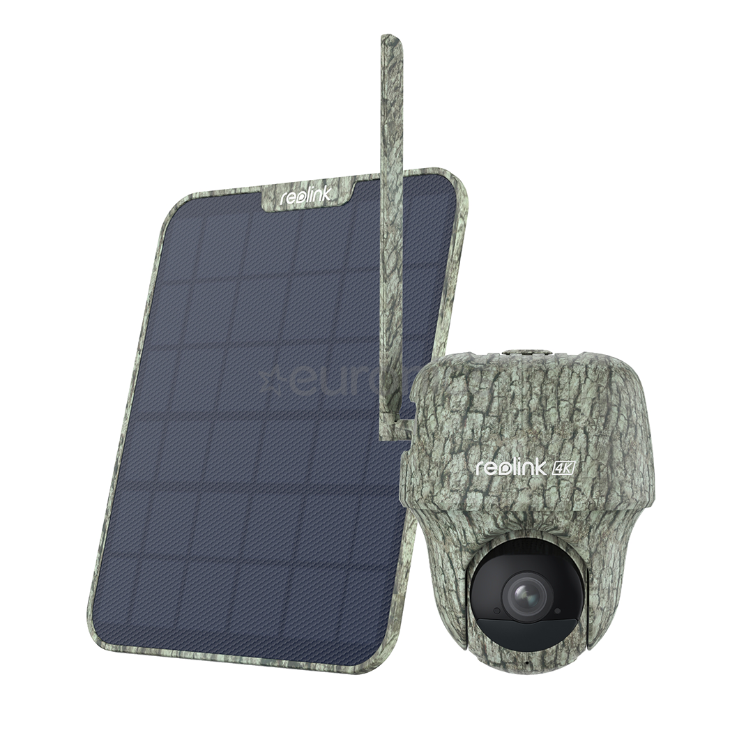 Reolink Go Series G450 + Solar Panel 2, 8 МП, 4G LTE, питание от аккумулятора, ночной режим - Трековая камера с солнечной панелью