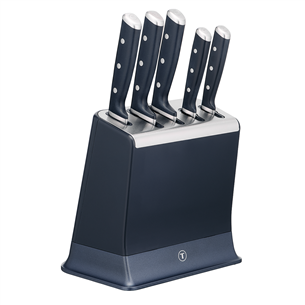 Tefal EverSharp, 5-piece set, stainless steel - Knife set & block K297S644