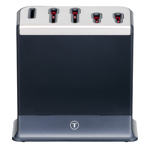 Tefal EverSharp, 5-piece set, stainless steel - Knife set & block