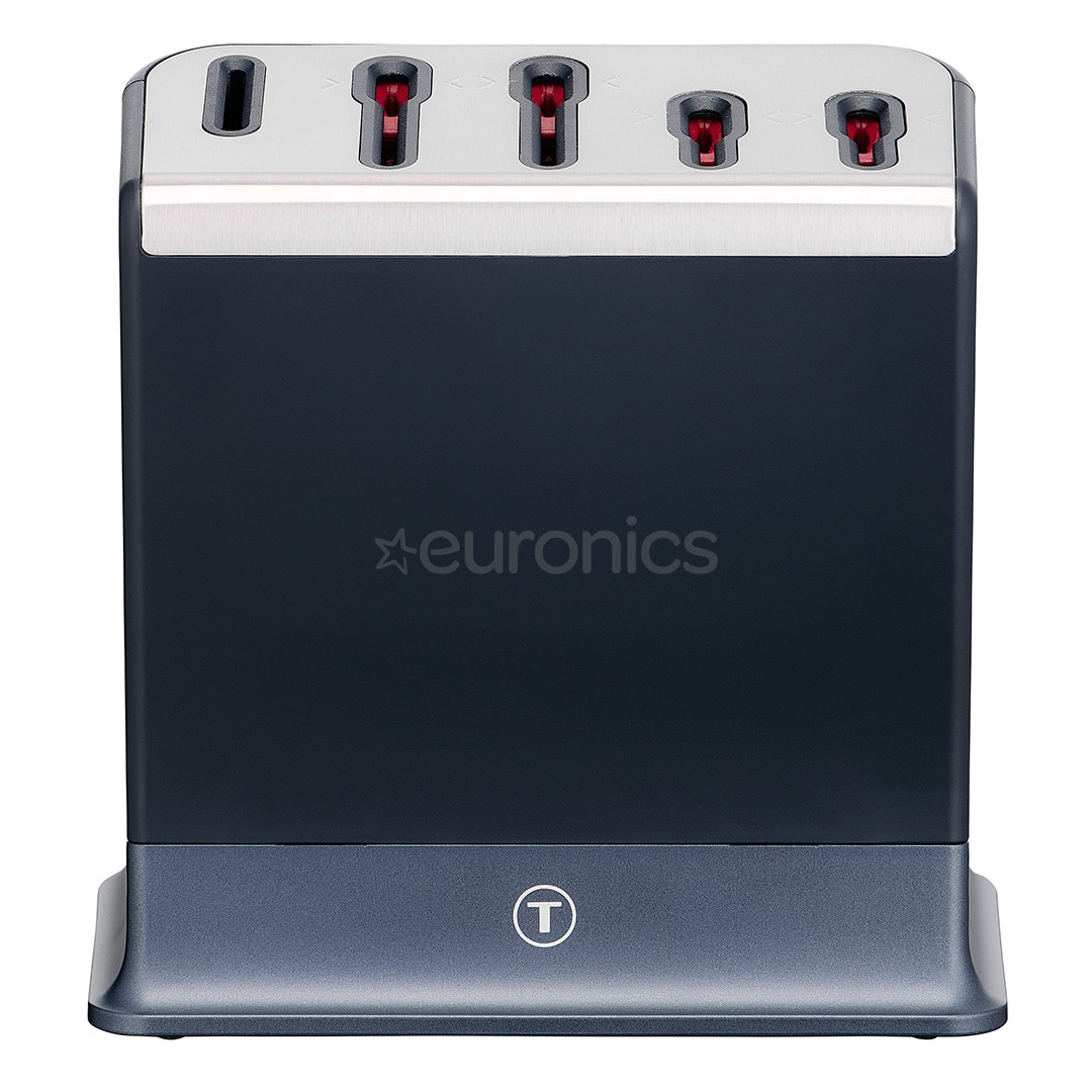 Tefal EverSharp, 5-piece set, stainless steel - Knife set & block