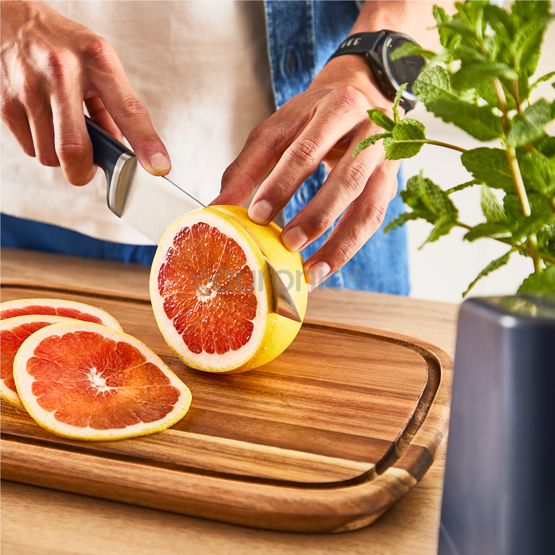 Tefal EverSharp, 5-piece set, stainless steel - Knife set & block